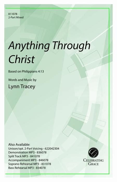Anything Through Christ (2-Part Mixed - Digital)